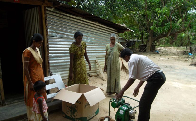 Farming equipment to Women headed families
