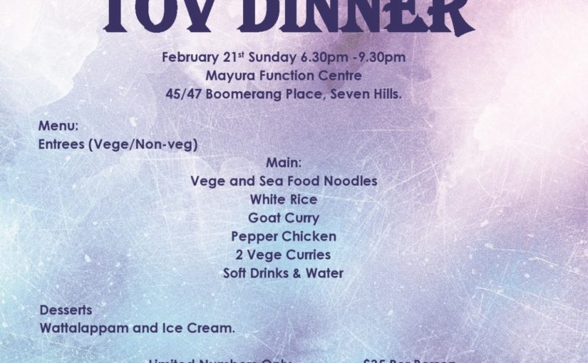 TOV – Charity Dinner